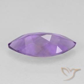 Amatista Violeta medio natural de 1.39 ct, Marquesa, VS