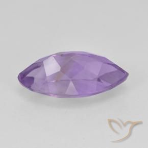 Amatista Violeta medio natural de 1.77 ct, Marquesa, VS