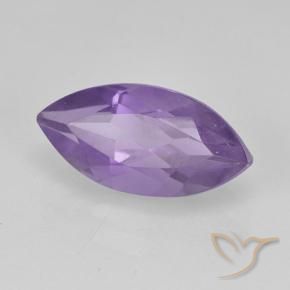 Amatista Violeta medio natural de 1.99 ct, Marquesa, VS
