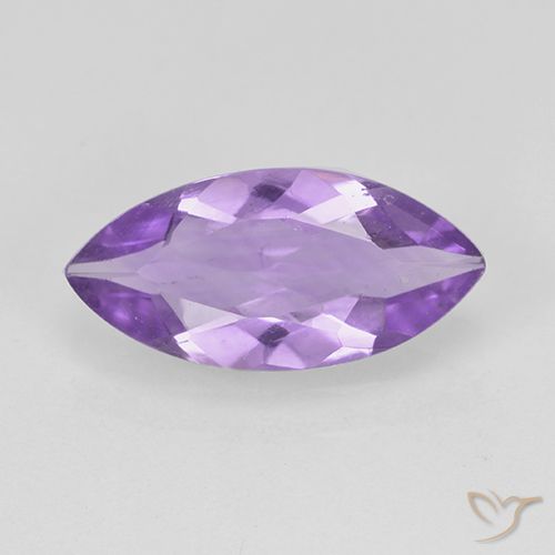 1.23ct Natural Violeta medio Amatista, Marquesa, VS