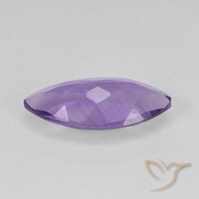 Amatista Violeta medio natural de 1.23 ct, Marquesa, VS