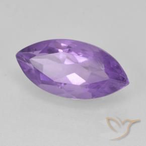 Amatista Violeta medio natural de 2.07 ct, Marquesa, VS
