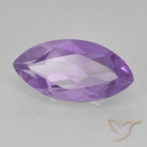 Amatista Violeta medio natural de 1.67 ct, Marquesa, VS