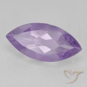 Amatista Violeta medio natural de 1.56 ct, Marquesa, VS