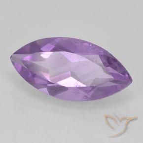 Amatista Violeta medio natural de 1.70 ct, Marquesa, VS-SI
