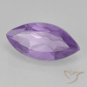 Amatista Violeta medio natural de 2.07 ct, Marquesa, VS