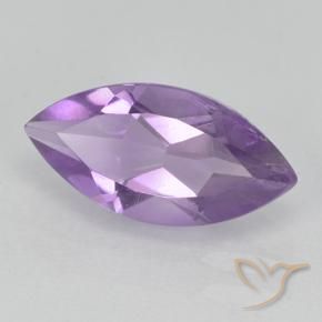 Amatista Violeta iris rosáceo natural de 1.55 ct, Marquesa, VS