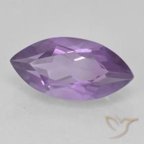 Amatista Rosado violeta medio natural de 1.84 ct, Marquesa, VS
