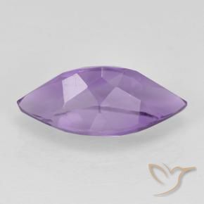 Amatista Violeta medio natural de 1.79 ct, Marquesa, VS