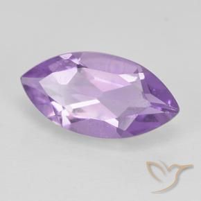Amatista Violeta medio natural de 1.42 ct, Marquesa, VS