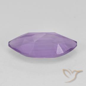 Amatista Violeta medio natural de 1.42 ct, Marquesa, VS