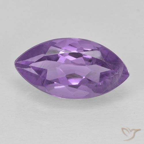 1.64ct Natural Violeta medio Amatista, Marquesa, VS