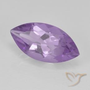 Amatista Violeta medio natural de 1.47 ct, Marquesa, VS