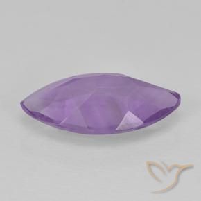 Amatista Violeta medio natural de 1.27 ct, Marquesa, VS