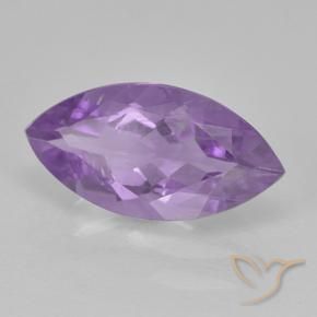 Amatista Violeta medio natural de 1.57 ct, Marquesa, VS-SI