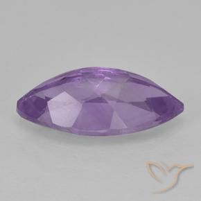 Amatista Violeta medio natural de 1.57 ct, Marquesa, VS-SI
