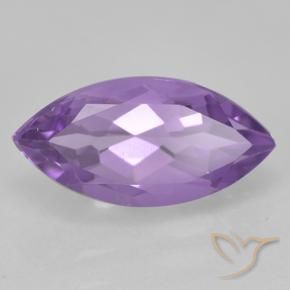 Amatista Violeta medio natural de 1.84 ct, Marquesa, VS