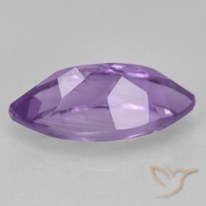 Amatista Violeta medio natural de 1.84 ct, Marquesa, VS