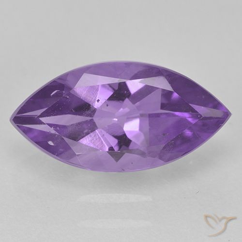 1.64ct Natural Violeta medio Amatista, Marquesa, VS