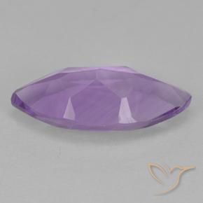 Amatista Violeta rosáceo oscuro natural de 1.30 ct, Marquesa, VS
