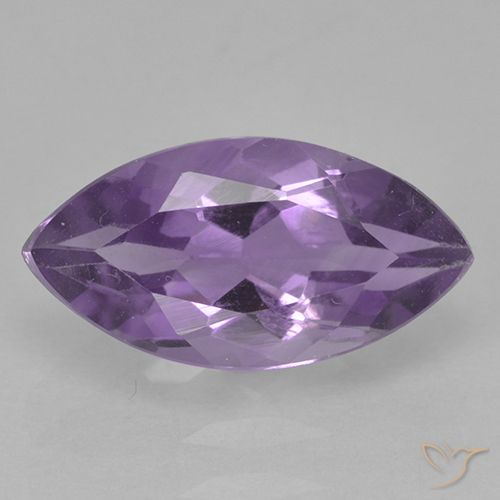 1.82ct Natural Violeta medio Amatista, Marquesa, VS