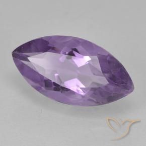 Amatista Violeta medio natural de 1.82 ct, Marquesa, VS
