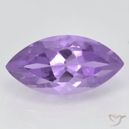 2.05ct Natural Violeta medio Amatista, Marquesa, VVS-VS