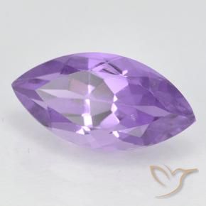 Amatista Violeta medio natural de 2.05 ct, Marquesa, VVS-VS
