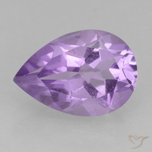 1.78ct Natural Violeta medio Amatista, En forma de pera, VS