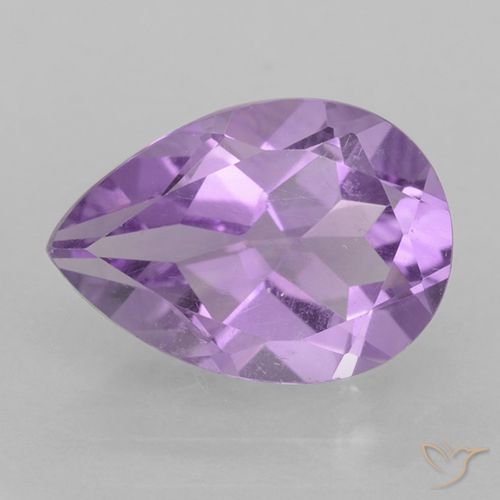 1.77ct Natural Violeta rosado medio Amatista, En forma de pera, VVS-VS
