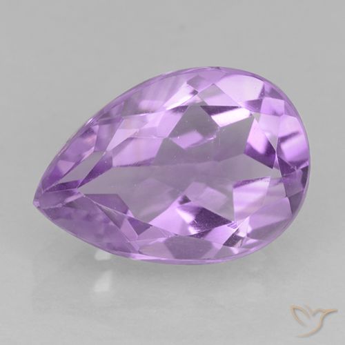 1.90ct Natural Violeta rosado Amatista, En forma de pera, VVS-VS