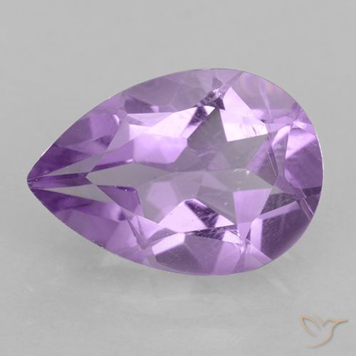 1.70ct Natural Violeta rosado medio Amatista, En forma de pera, VVS-VS