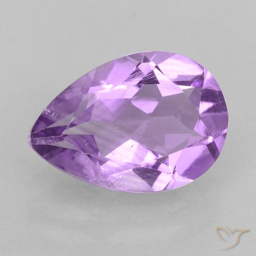 1.67ct Natural Violeta rosado medio Amatista, En forma de pera, VVS-VS