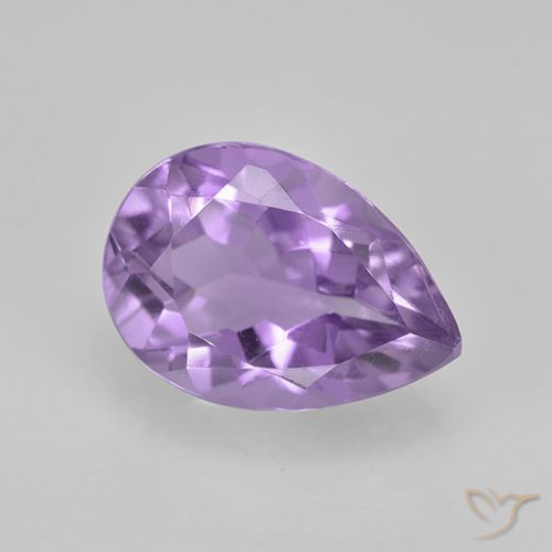 1.95ct Natural Violeta medio Amatista, En forma de pera, VVS-VS