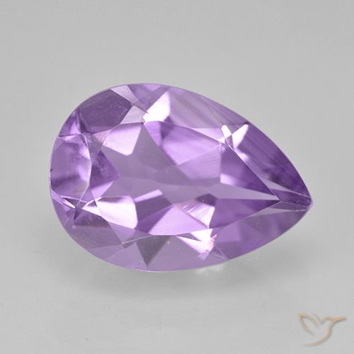 1.78ct Natural Violeta medio Amatista, En forma de pera, VVS-VS