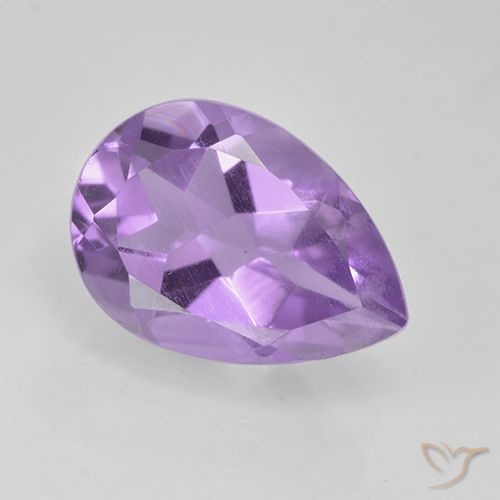 1.87ct Natural Violeta rosado Amatista, En forma de pera, VVS-VS