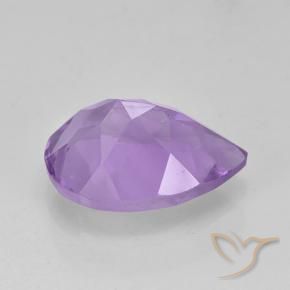 Amatista Violeta rosado natural de 1.87 ct, En forma de pera, VVS-VS