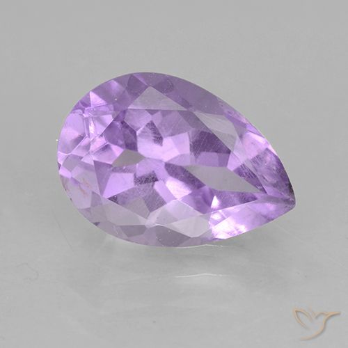 1.92ct Natural Violeta iris Amatista, En forma de pera, VS