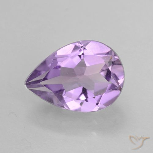 1.71ct Natural Violeta medio Amatista, En forma de pera, VVS-VS