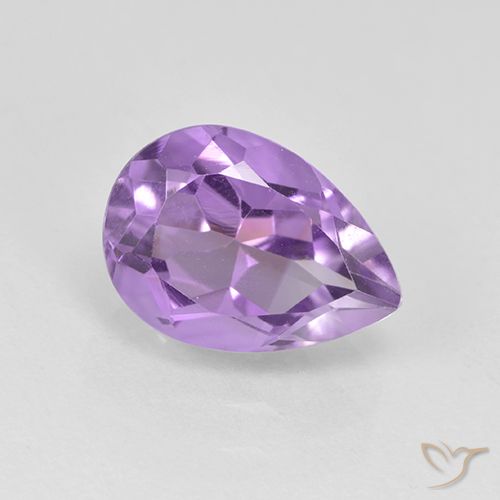 1.99ct Natural Violeta medio Amatista, En forma de pera, VVS-VS