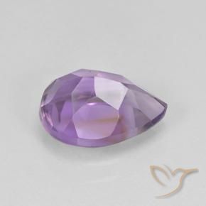 Amatista Violeta medio natural de 1.99 ct, En forma de pera, VVS-VS