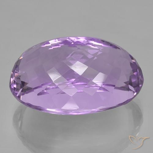 Amatista Violeta púrpura natural de 44.27 ct, Ovalada, IF