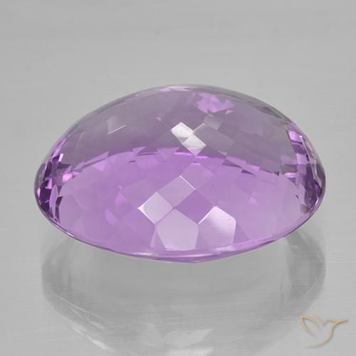 Amatista Violeta púrpura natural de 33.35 ct, Ovalada, IF