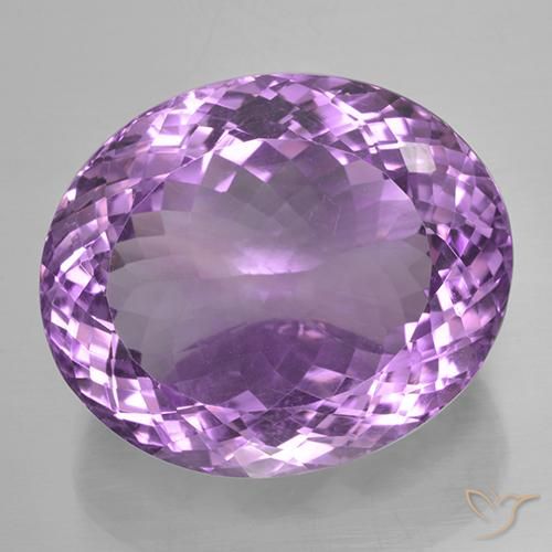 44.98ct Natural Violeta púrpura Amatista, Ovalada, VVS