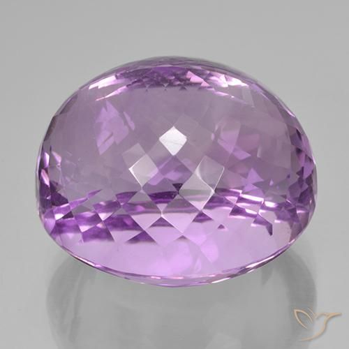 Amatista Violeta púrpura intenso natural de 47.87 ct, Ovalada, IF