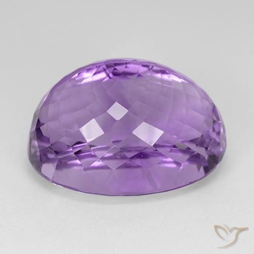 Amatista Violeta púrpura natural de 33.57 ct, Ovalada, IF