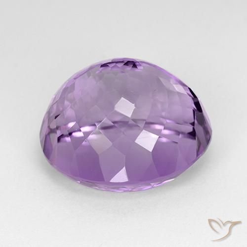 Amatista Violeta púrpura natural de 23.73 ct, Ovalada, VVS