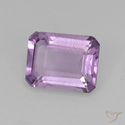 Amatista Violeta iris natural de 1.82 ct, Corte Octágono / Esmeralda, VS