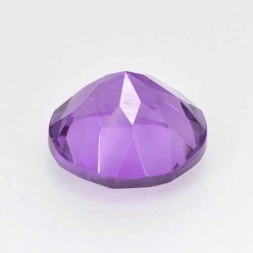 Amatista Violeta vívido natural de 1.79 ct, Corte Redondo, VVS-VS