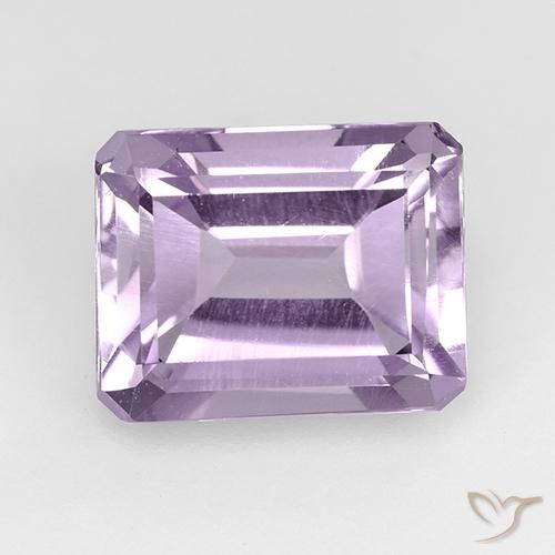 2.55ct Natural Violeta claro Amatista, corte esmeralda, VVS-VS